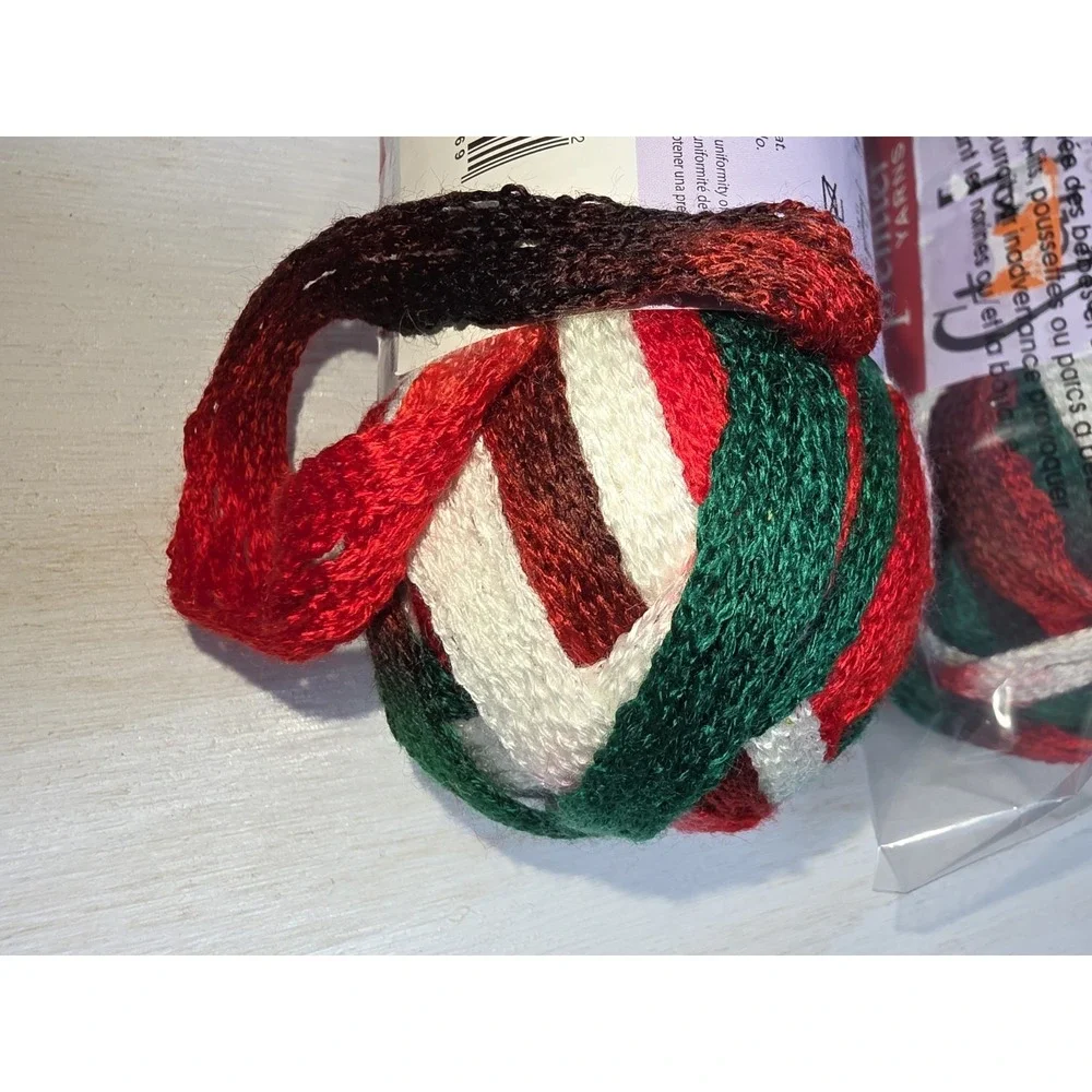 FOUR Premier Yarn Starbella Flash Ribbon Yarn Christmas Super Bulky 6